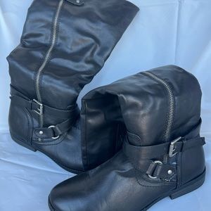 Rampage Knee-High Leather Boots